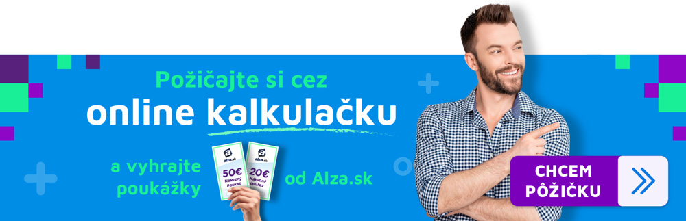 Muž ukazujúci na tlačidlo, chcem pôžičku, smerujúce na online kalkulačku rýchlej pôžičky na čokoľvek od MoneyTu